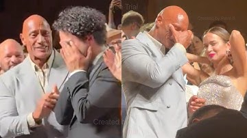 Dwayne Johnson Sobs During 15-Min. Ovation For 