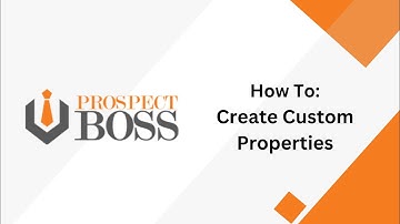 How to Create Custom Properties
