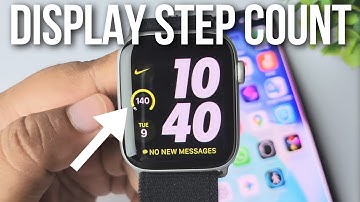 Hoe je het aantal stappen op de Apple Watch Face kunt weergeven