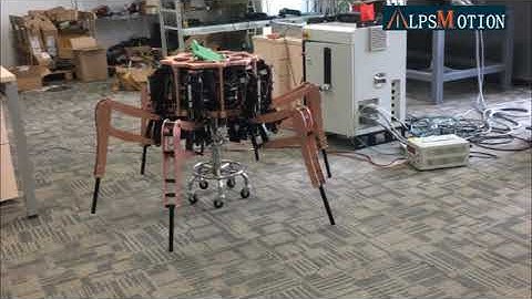 Alps Motion Hexapod Walking Robot DEMO Part # 5