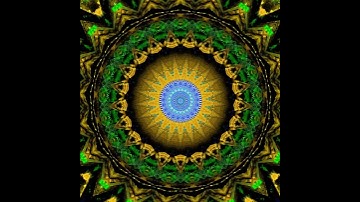 FluidSim Wedge Kaleidoscope 2 minute animation