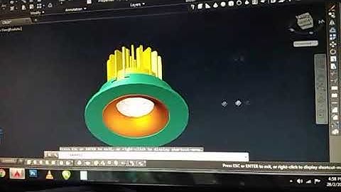 Led spot light tiltable 3d