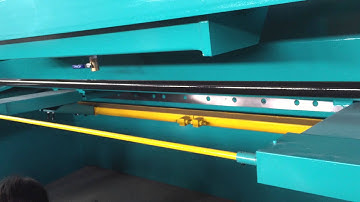 Standard NC Shearing machine with MD11 / Hot sale cnc hydraulic shearing machine