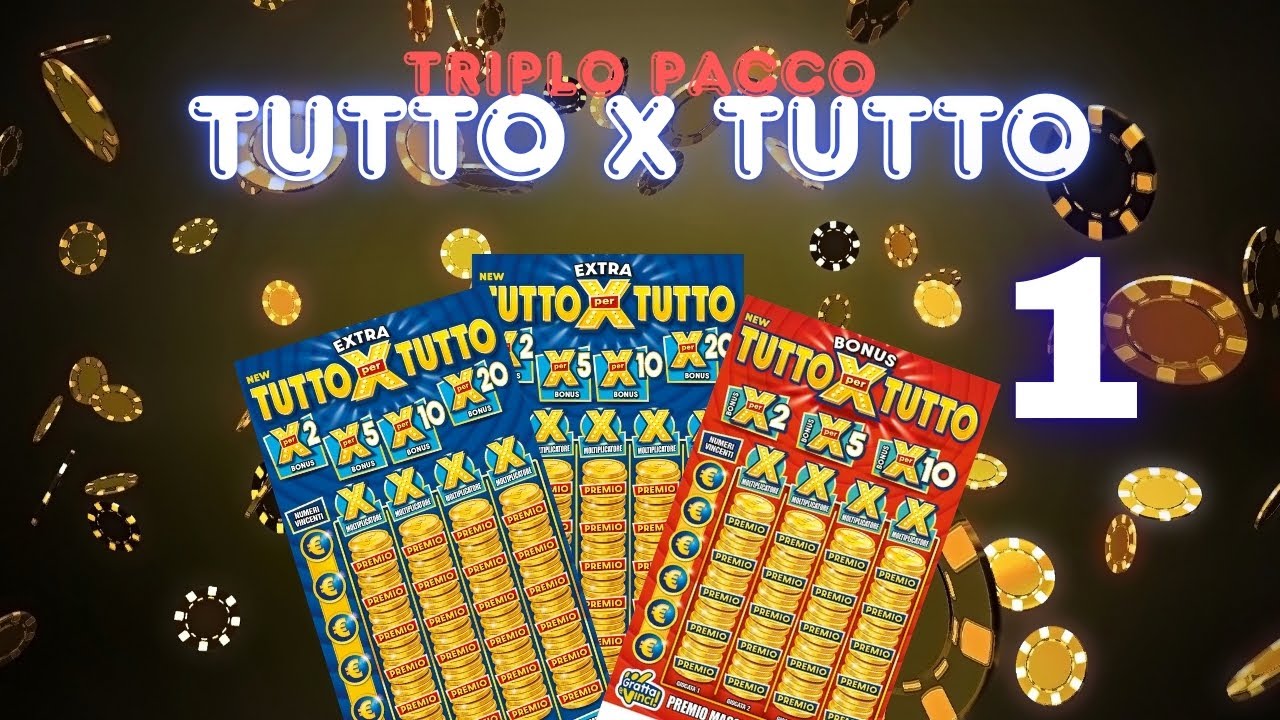 1 Triplo Pacco TUTTO X TUTTO, una mitragliata vincente