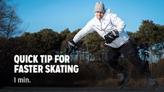 Quick Tip for Faster Skating