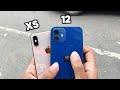 iPhone Xs Vs iPhone 12 - Design And Camera Comparison | Shorts Tech 5G