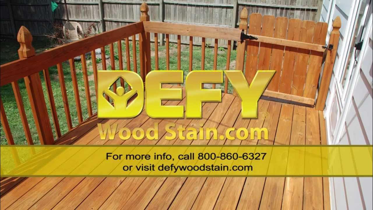 DEFY Wood Stain Video YouTube