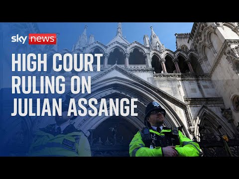 Watch live: Julian Assange's wife speaks at news conference after High Court appeal ruling delay.