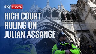 Julian Assange's wife speaks at news conference after High Court appeal ruling delay