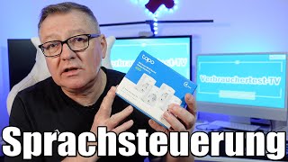 TP-Link Tapo Intelligente WLAN-Steckdose mit Sprachsteuerung & Stromverbrauchsmessung!