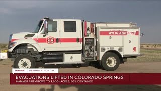 Evacuations lifted for Hammer Fire