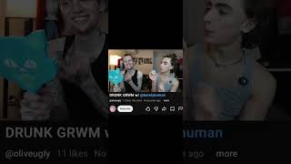 DRUNK GRWM w @6arelyhuman #grwm #makeup #comedy #funny #drag