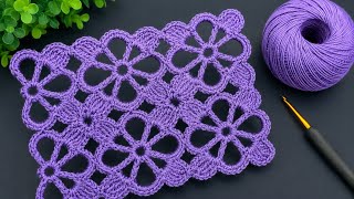 This Crochet Flower Pattern Is Absolutely Beautiful! 😍 Easy Tutorial