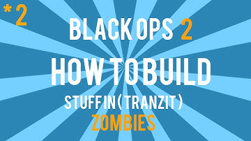 Black Ops 2 : Zombies How To Build Stuff In ( Tranzit ) ( Zombie Shield  ) Episode 2