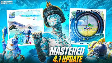 MASTERED BGMI 4.1 UPDATE || #1 || ~ 1V4 CLUTCHES || IN CONQUEROR LOBBY 