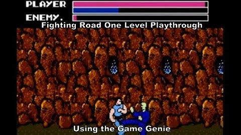 Fighting Road One Level Playthrough using the Nes