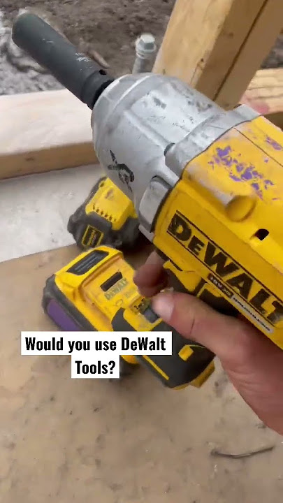 A comparison of DeWalts mid-torque and high-torque impact wrenches
