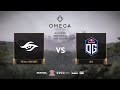 Team Secret vs OG, OMEGA League: Europe, bo3, game 3 [Inmate & Maelstorm]