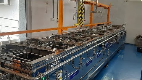 Multi chamber Fully Automatic Ultrasonic Cleaner | Multi tank system | Milipore value cleaning #mii