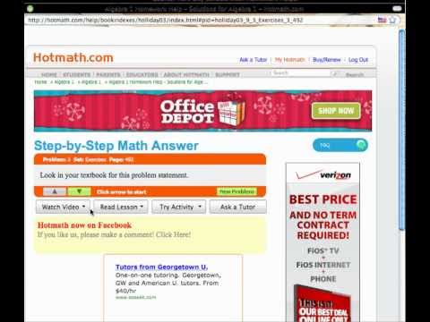 math homework helper website