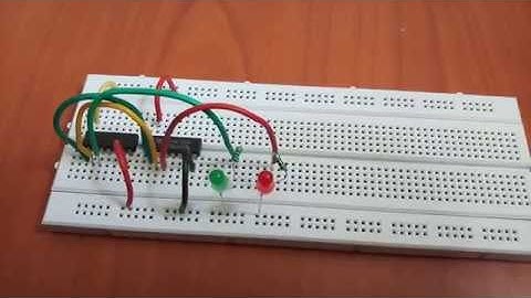 Half Adder Implementation with Bread Board