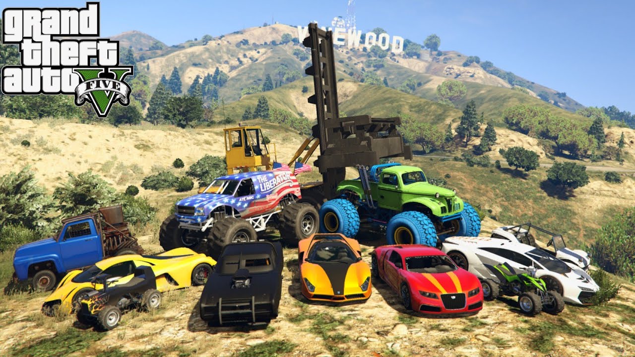 مکان مخفی بهترین ماشین ها در جی تی ای وی | GTA 5 - YouTube