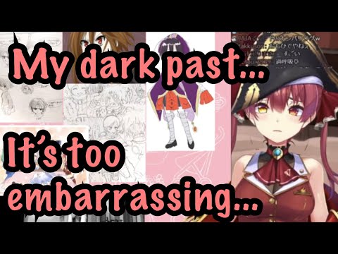 【ENG SUB】Marine shows us her old drawings