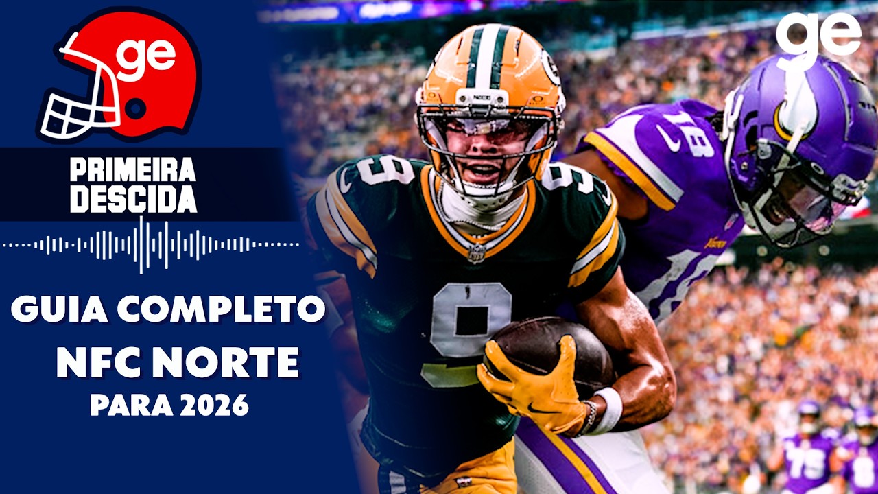 BEARS FAVORITOS, VIKINGS NA BAGUNÇA E O MISTÉRIO DE GREEN BAY | Primeira Descida | ge.globo