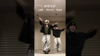 BTS2.0Dance challenge Mirrored tutorial #shorts