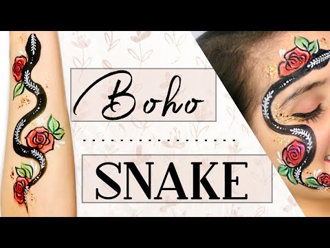 Snake Face Paint Tutorial