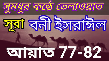 সুমধুর কন্ঠে তেলাওয়াত সূরা বনী ইসরাঈল - Surah Israel | سورة الإسر আয়াত 77-82 | রুহুল আমিন গয়েশপুরী