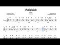 Hallelujah Easy Notes Sheet Music for Flute Violin Recorder Oboe
