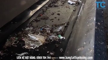 HỆ THỐNG BĂNG TẢI DÂY CHUYỀN XỬ LÝ RÁC THẢI