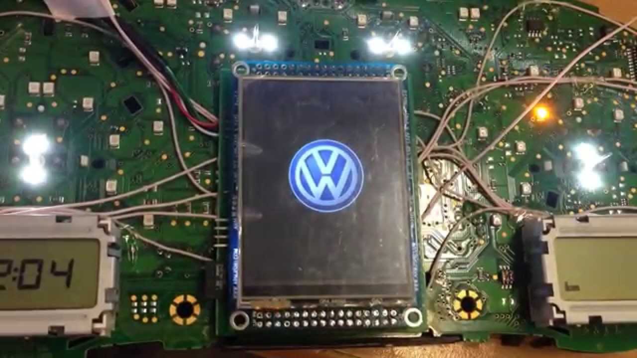 BOOT LCD COLOR CLUSTER GOLF 4 MK4 - YouTube audi audi a4 engine diagram 