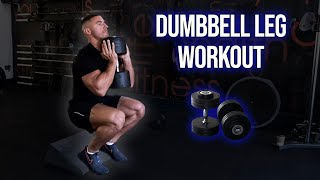 Full Leg Routine Using ONLY Dumbbells | Home Workout