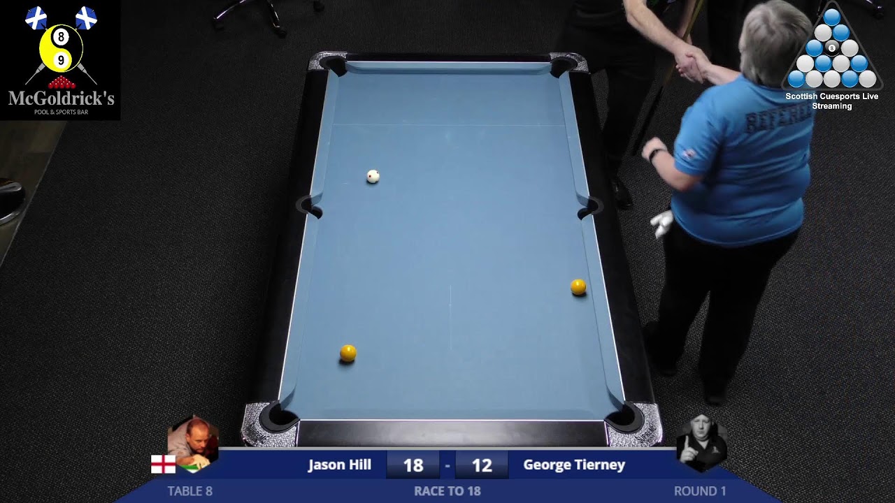 Terry Rogers £2500 a Man Scottish Event - Jason Hill v George Tierney