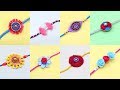 8 RAKHI MAKING IDEAS at HOME from Waste Materials