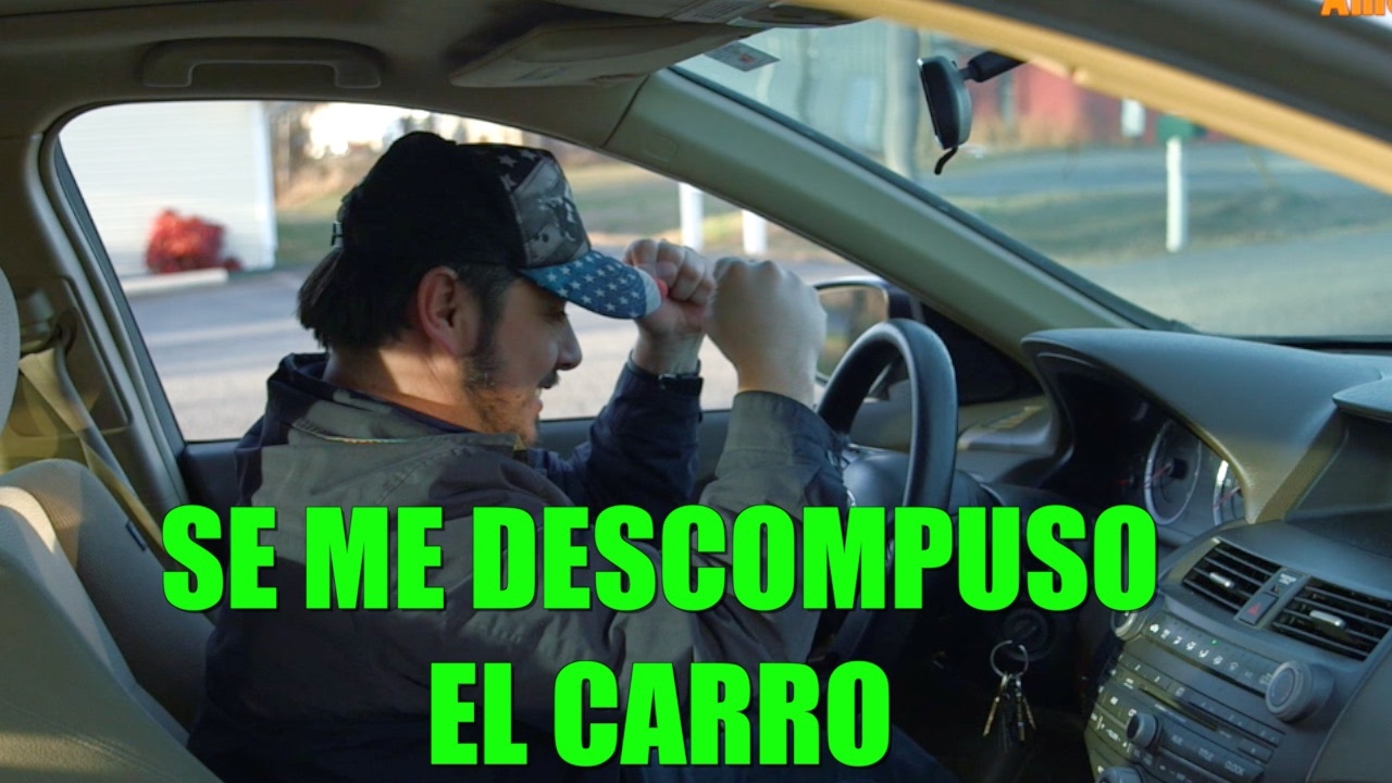 No arranca, gasolina, batería en Inglés