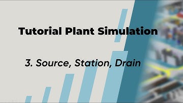 Tutorial Plant Simulation Español - 3. Source, Station, Drain
