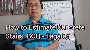 How to Estimate Concrete Stair BOQ