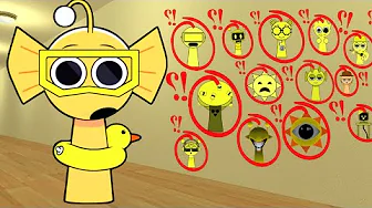 Sprunki Bailey wants me to help him find All Babies Sprunki Families in Gmod