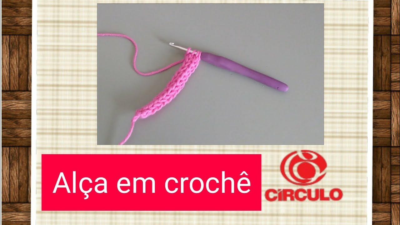 Versão destros Alça em crochê Elisa Crochê YouTube