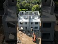 Modern Duplex Construction From Ground Up | Cinematic Drone Build Sequence #shorts #home