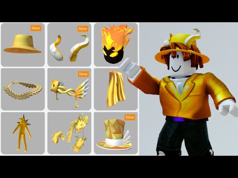 16 FREE GOLD ITEMS ROBLOX! 😱😳 (2023)