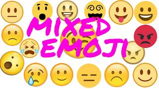 Mixed Emoji 7 - Faces