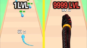 MAX LEVEL in Snake Evolution Run 3D Game