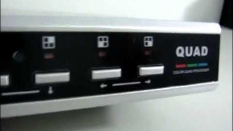 Mini 4 CH Real Time Color Quad Processor P61 From ecbuys