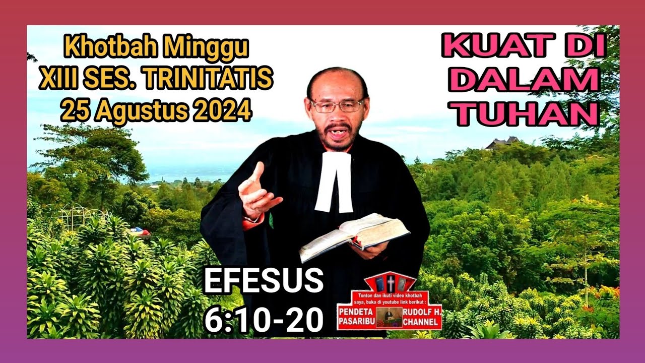 KUAT DI DALAM TUHAN – Efesus 6:10-20