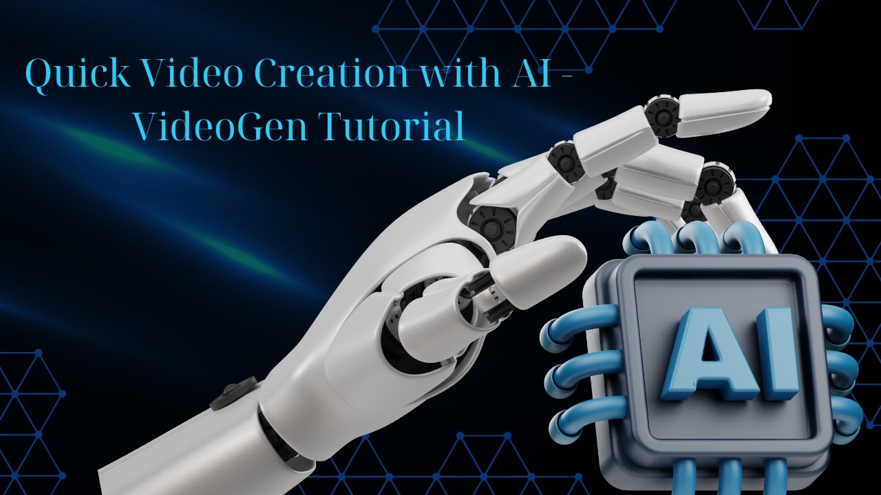 Quick Video Creation with AI - VideoGen Tutorial - YouTube