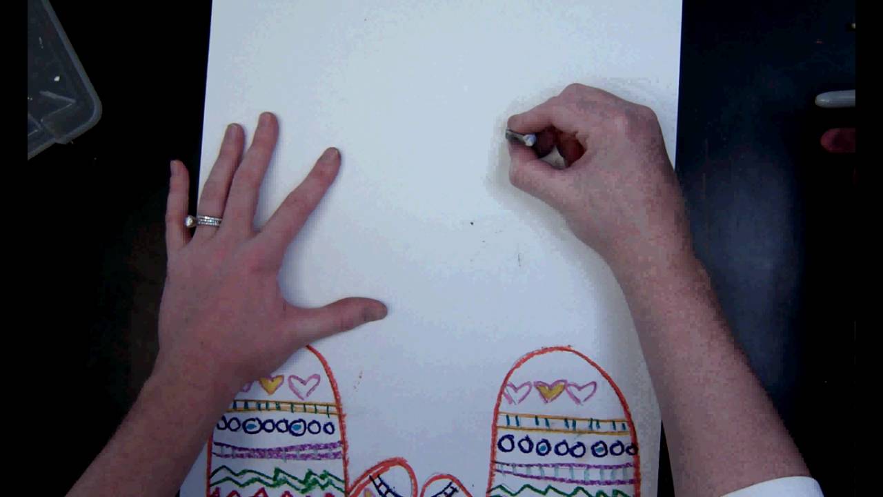 Snow is falling Drawing Snowflakes (2 of 3) - YouTube